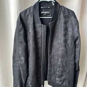 Karl Lagerfeld Camo Bomber Jacket
